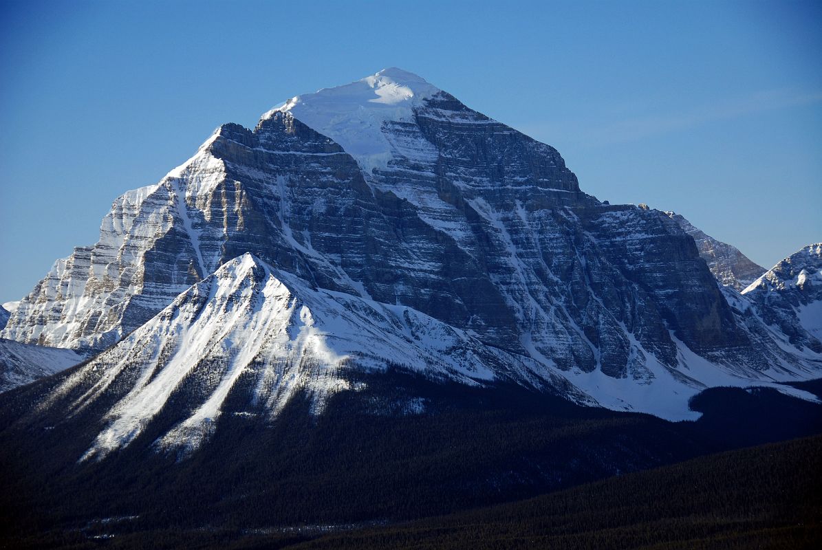 08 Mount Temple From Lake Louise Ski Area Viewing Platform